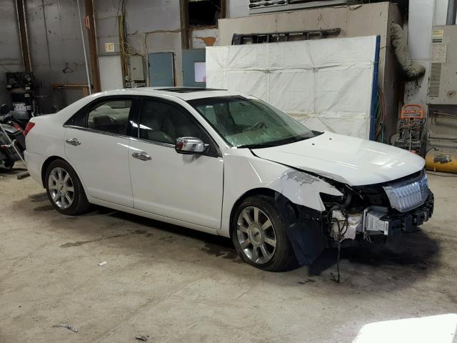 3LNHM26T28R657247 - 2008 LINCOLN MKZ WHITE photo 9