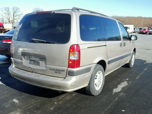 1GNDX03E9YD252183 - 2000 CHEVROLET VENTURE TAN photo 4