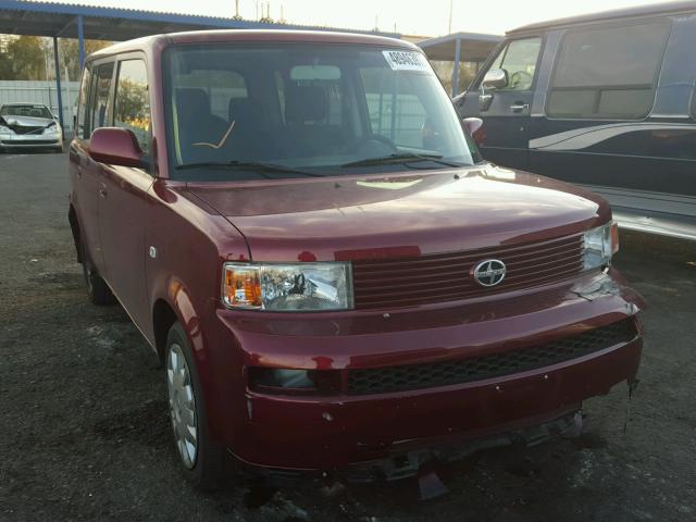 JTLKT324264118736 - 2006 TOYOTA SCION XB MAROON photo 1