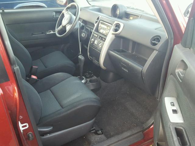 JTLKT324264118736 - 2006 TOYOTA SCION XB Granate foto 5