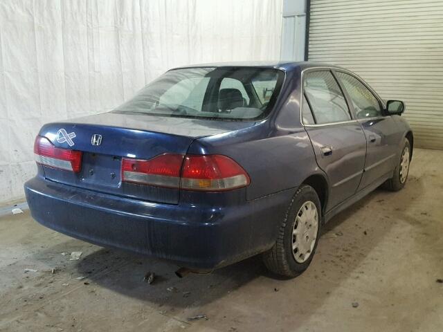 1HGCG66542A152960 - 2002 HONDA ACCORD LX BLUE photo 4