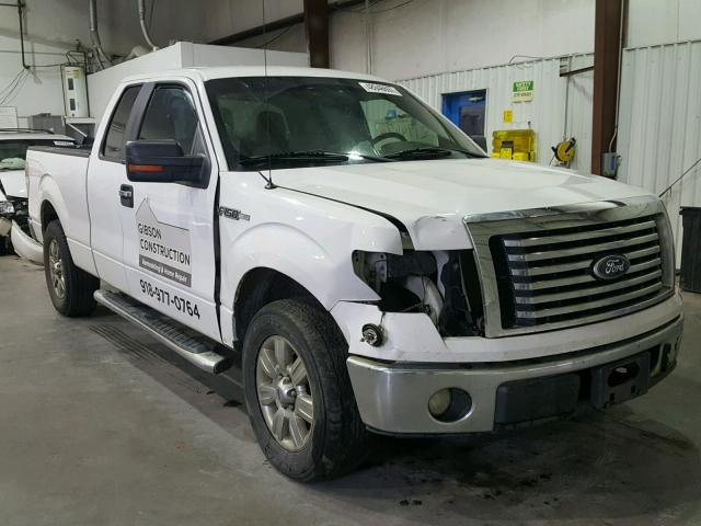 1FTEX1C81AKE37052 - 2010 FORD F150 SUPER WHITE photo 1