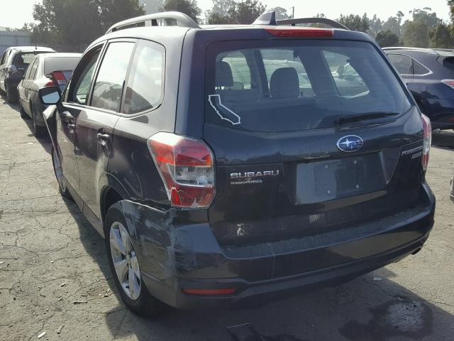 JF2SJABC8GH412103 - 2016 SUBARU FORESTER 2 GRAY photo 3