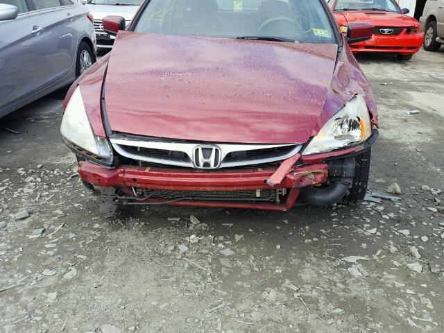 1HGCM66467A057369 - 2007 HONDA ACCORD SE RED photo 9