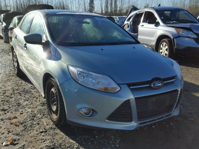 1FAHP3F20CL411285 - 2012 FORD FOCUS SE TEAL photo 1