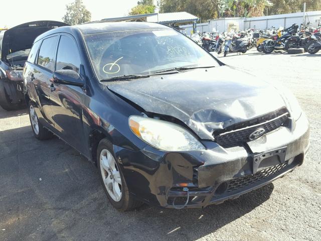 2T1KR32E54C238608 - 2004 TOYOTA MATRIX BLACK photo 1