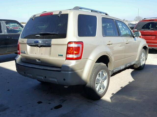 1FMCU0EGXBKB89671 - 2011 FORD ESCAPE LIM GOLD photo 4