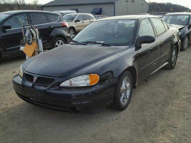 1G2NG52E33C218349 - 2003 PONTIAC GRAND AM S BLACK photo 2