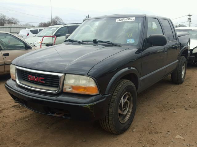 1GTDT13W92K142336 - 2002 GMC SONOMA BLACK photo 2