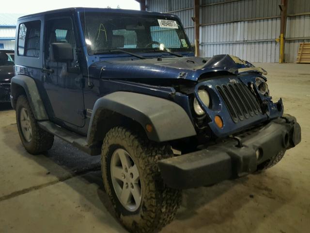 1J4AA2D18AL108828 - 2010 JEEP WRANGLER S BLUE photo 1