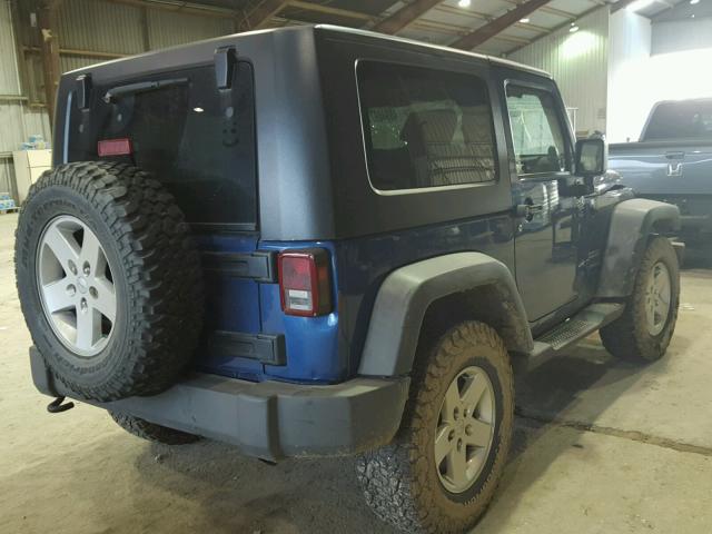 1J4AA2D18AL108828 - 2010 JEEP WRANGLER S BLUE photo 4