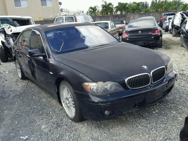 WBAHN83567DT70167 - 2007 BMW 750 BLACK photo 1