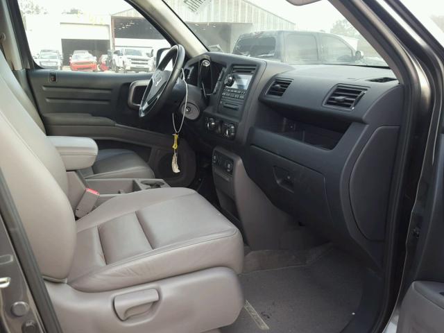 5FPYK1F56DB006406 - 2013 HONDA RIDGELINE GRAY photo 5