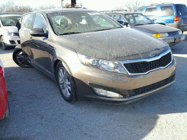 5XXGN4A79CG055522 - 2012 KIA OPTIMA EX GRAY photo 1