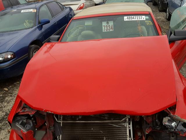 1ZVFT84N865109059 - 2006 FORD MUSTANG RED photo 7