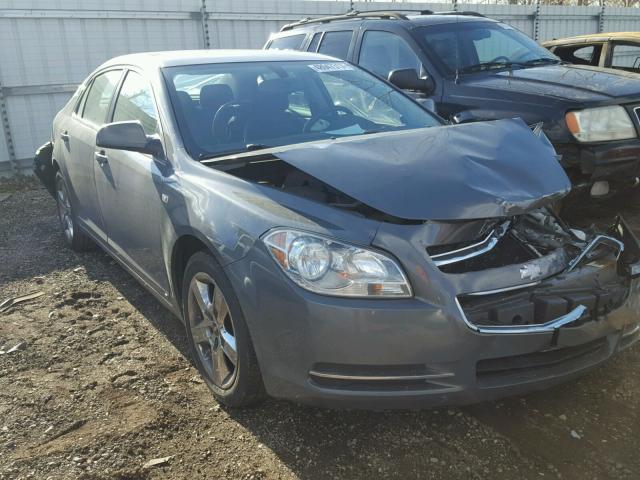 1G1ZH57B984281586 - 2008 CHEVROLET MALIBU 1LT GRAY photo 1