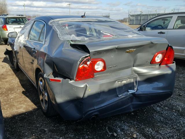 1G1ZH57B984281586 - 2008 CHEVROLET MALIBU 1LT GRAY photo 3