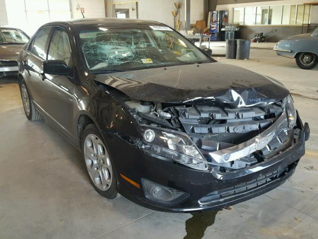 3FAHP0HA7BR123217 - 2011 FORD FUSION SE BLACK photo 1