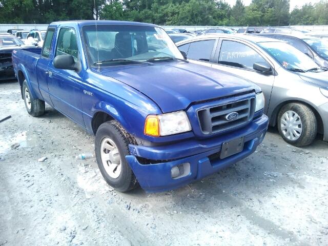 1FTYR14U04PA70364 - 2004 FORD RANGER SUP BLUE photo 1