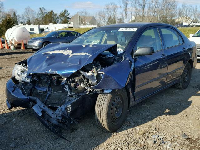 2T1BR32E77C731467 - 2007 TOYOTA COROLLA CE BLUE photo 2