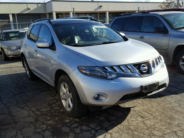 JN8AZ1MW7AW102915 - 2010 NISSAN MURANO S SILVER photo 1