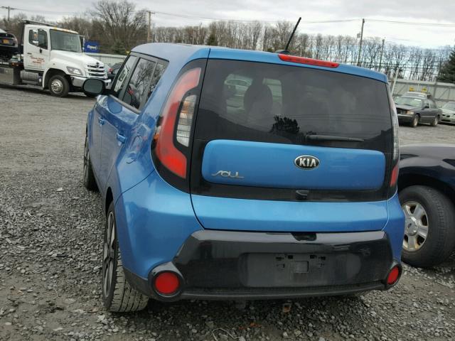 KNDJP3A58G7384655 - 2016 KIA SOUL + BLUE photo 3