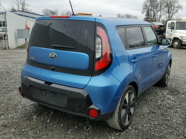 KNDJP3A58G7384655 - 2016 KIA SOUL + BLUE photo 4