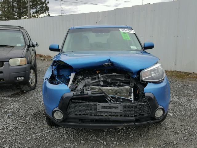 KNDJP3A58G7384655 - 2016 KIA SOUL + BLUE photo 9