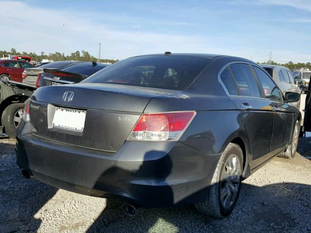 1HGCP36888A042852 - 2008 HONDA ACCORD EXL GRAY photo 4