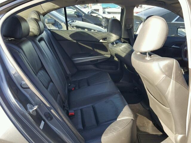 1HGCP36888A042852 - 2008 HONDA ACCORD EXL GRAY photo 6