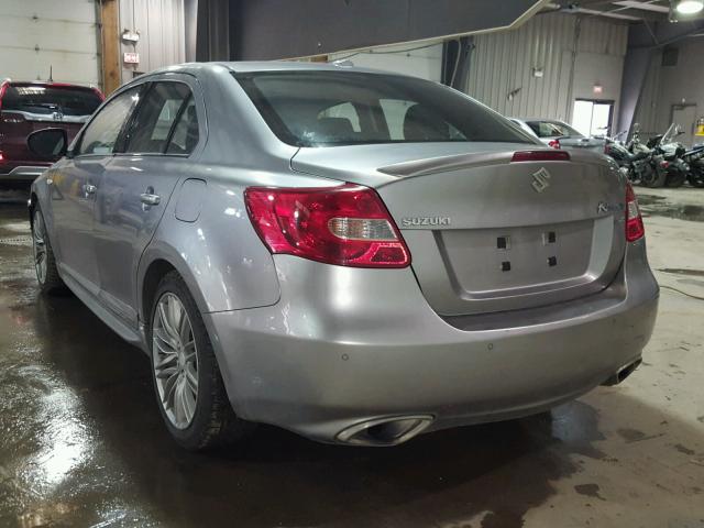 JS2RF9A86B6110846 - 2011 SUZUKI KIZASHI SP GRAY photo 3