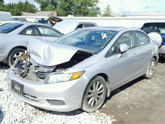 19XFB2F98CE326131 - 2012 HONDA CIVIC EXL 银色 照片 2