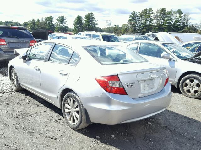 19XFB2F98CE326131 - 2012 HONDA CIVIC EXL 银色 照片 3