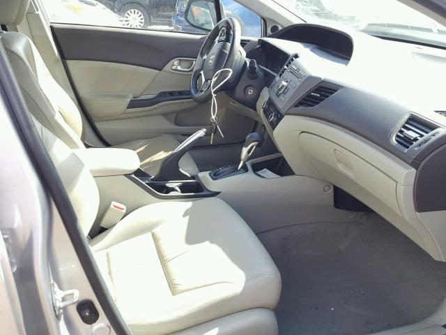19XFB2F98CE326131 - 2012 HONDA CIVIC EXL 银色 照片 5