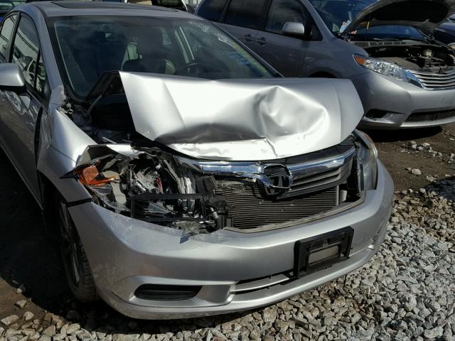 19XFB2F98CE326131 - 2012 HONDA CIVIC EXL 银色 照片 9