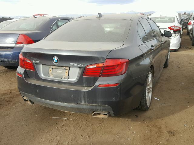 WBAFU9C59DDY70691 - 2013 BMW 550 XI BLACK photo 4