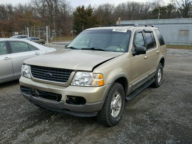 1FMDU73E32UA84909 - 2002 FORD EXPLORER X GOLD photo 2