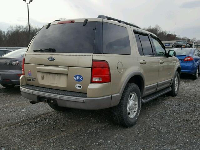 1FMDU73E32UA84909 - 2002 FORD EXPLORER X GOLD photo 4