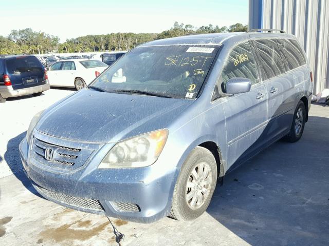 5FNRL38798B026689 - 2008 HONDA ODYSSEY EX BLUE photo 2