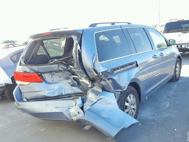 5FNRL38798B026689 - 2008 HONDA ODYSSEY EX BLUE photo 4