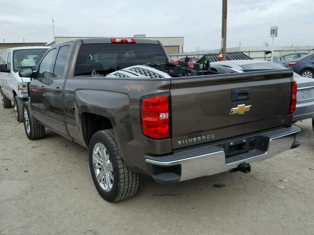 1GCVKREC0FZ375799 - 2015 CHEVROLET SILVERADO BROWN photo 3