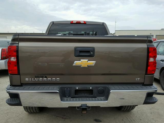 1GCVKREC0FZ375799 - 2015 CHEVROLET SILVERADO BROWN photo 6