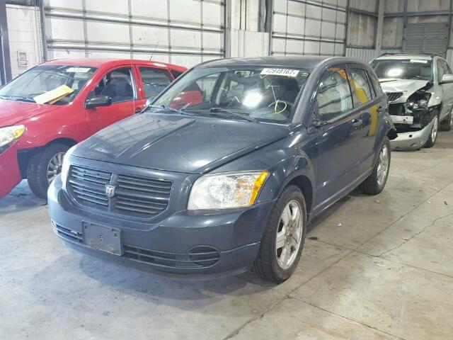 1B3HB28C48D659406 - 2008 DODGE CALIBER BLUE photo 2