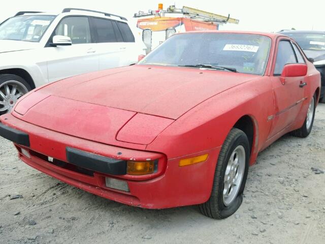 WP0AA0945FN453534 - 1985 PORSCHE 944 ORANGE photo 2