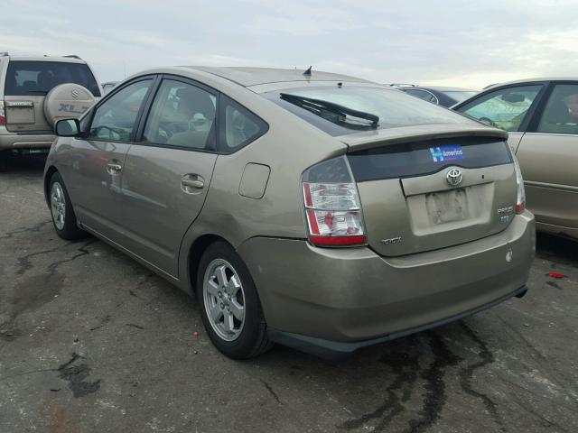 JTDKB20U553041120 - 2005 TOYOTA PRIUS TAN photo 3