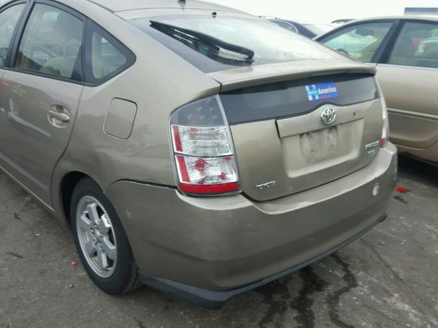 JTDKB20U553041120 - 2005 TOYOTA PRIUS TAN photo 9