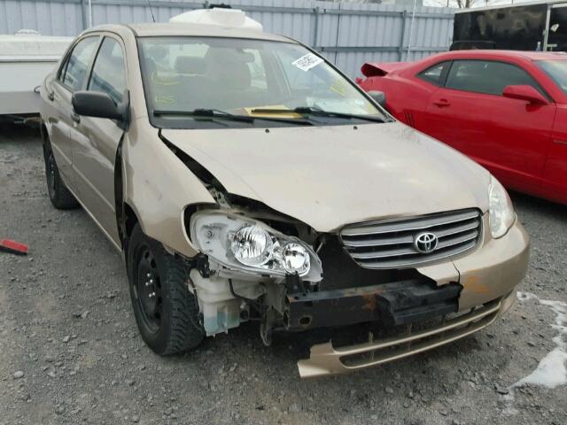 2T1BR32EX4C816606 - 2004 TOYOTA COROLLA CE BROWN photo 1