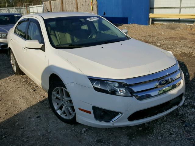 3FAHP0JGXCR350272 - 2012 FORD FUSION SEL WHITE photo 1