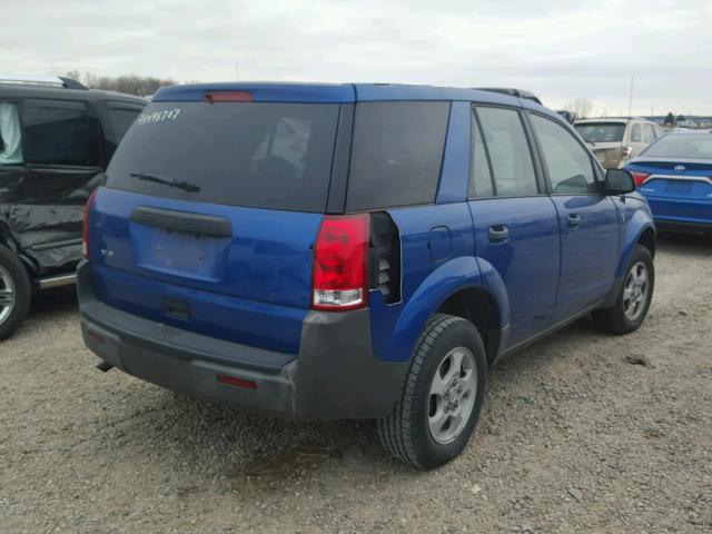 5GZCZ23D73S865245 - 2003 SATURN VUE BLUE photo 4