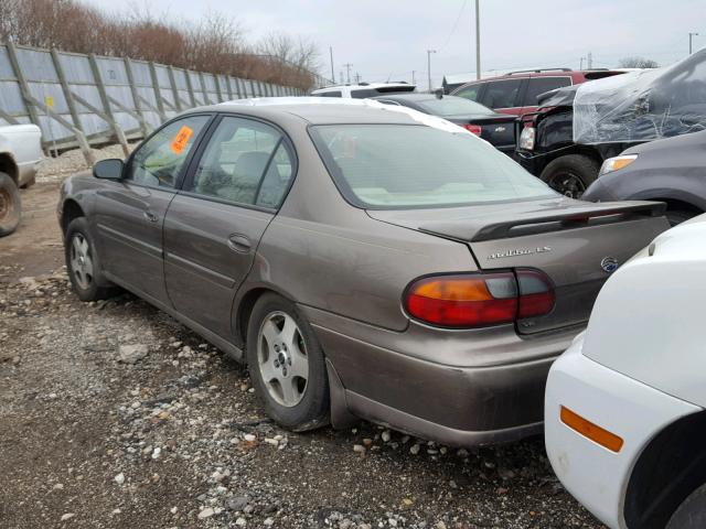 1G1NE52J62M619121 - 2002 CHEVROLET MALIBU LS 棕色 照片 3